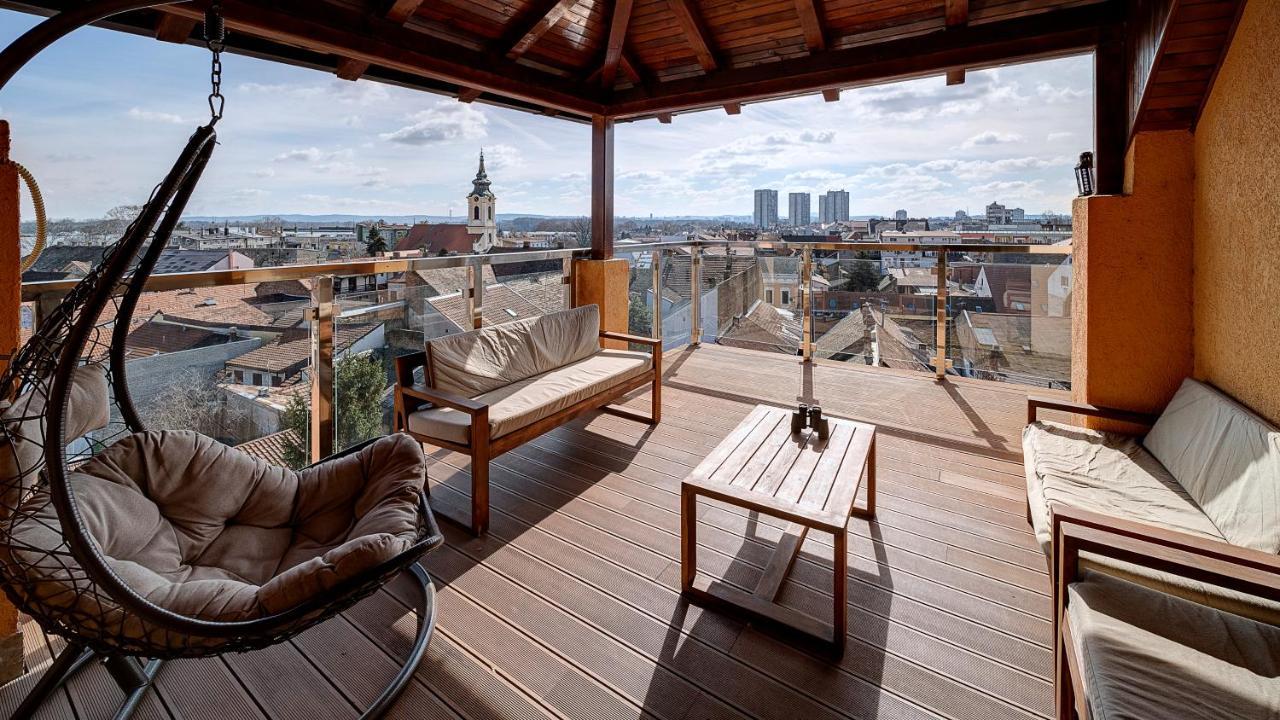 Panorama Penthouse Lejlighed Beograd Eksteriør billede